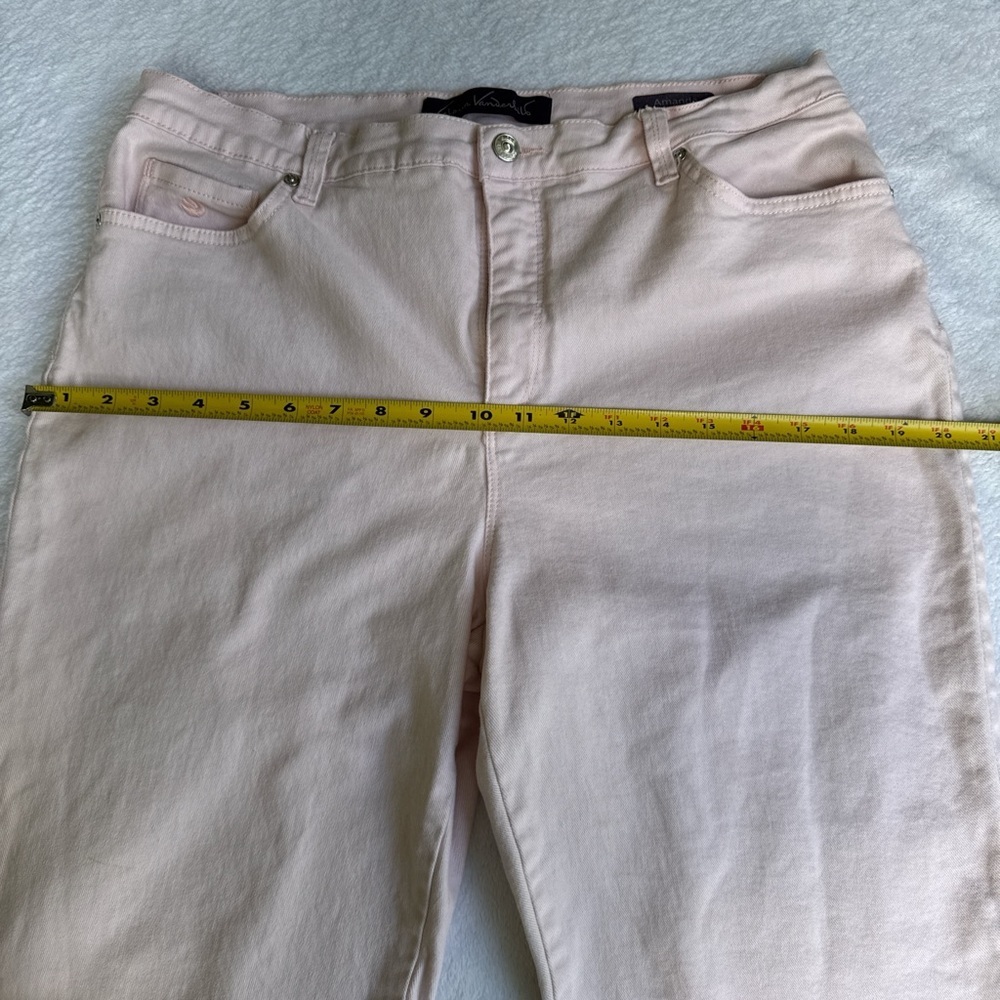 Gloria Vanderbilt Light Pink Straight Leg Jeans - Picture 6 of 9